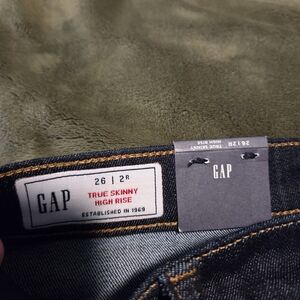 GAP Girls True Skinny High Rise Jeans - Deep Indigo
